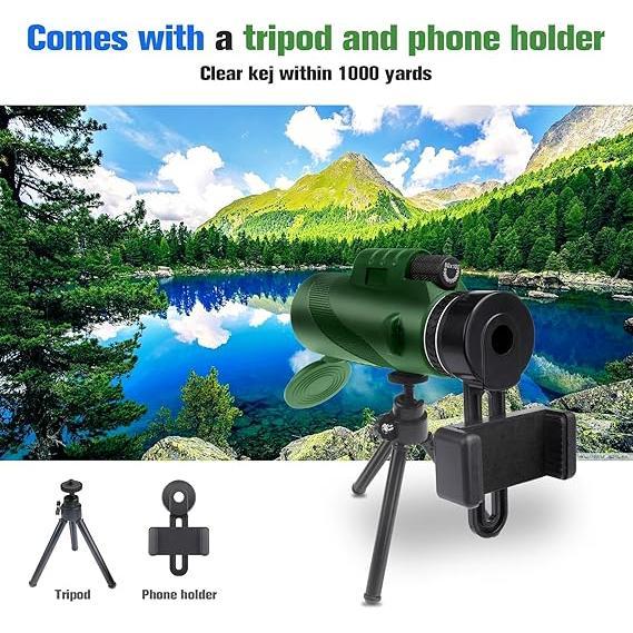 Black Friday Deal 80x100magnification telescope, portable monoculars, outdoor camping, travel, fishing, solo camping, bike trips, Boyfriend birthday gifts, winter gifts