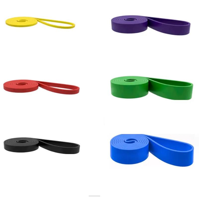 Multiple Color & Size High Elastic Resistance Band, Fitness Elastic Band, Exercise Resistance Band For Home Gym Workout, Gymtok