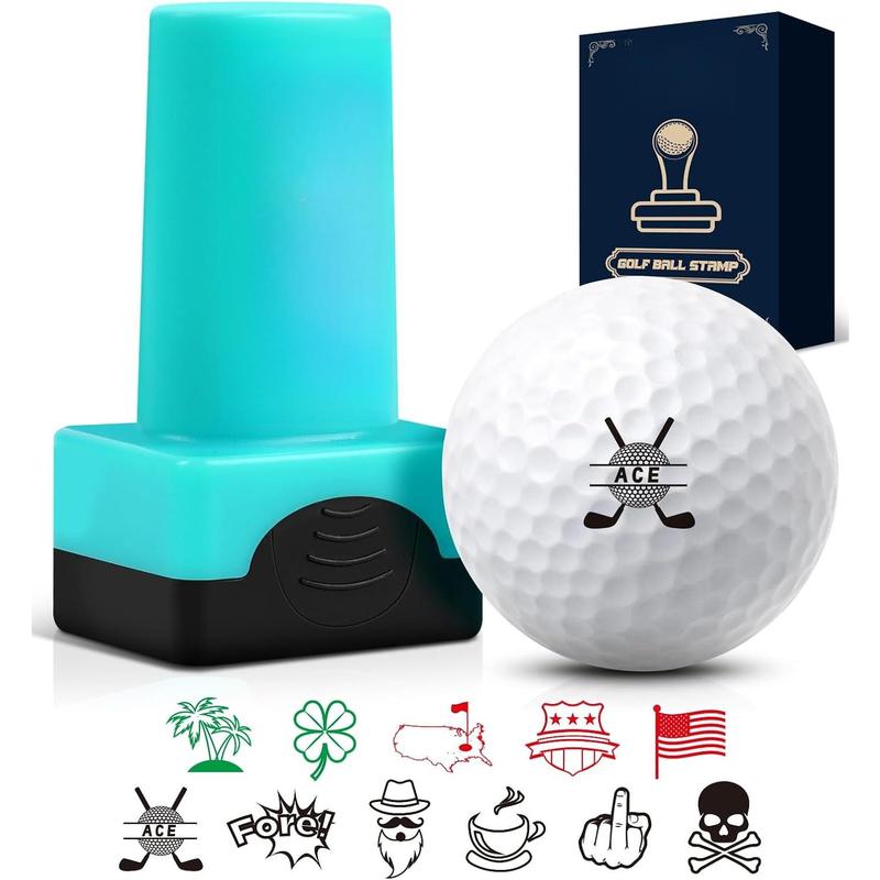 Personalized Golf Ball Marker for Gifts - Durable and Reusable Self-Inking Golf Ball Stamper to Identify Golf Balls, Suitable for Men and Women