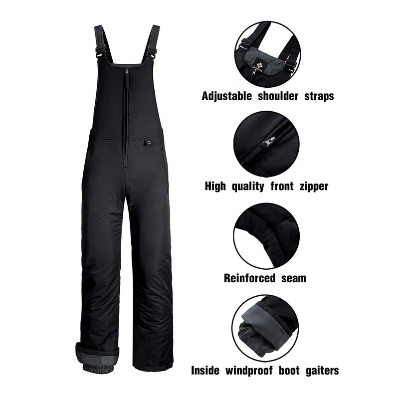 GEMYSE Men's Insulated Waterproof Ski Bib Overalls Winter Snowboarding Pants Men's Waterproof christmas giftideas christmasgift TikTokShopBlackFriday