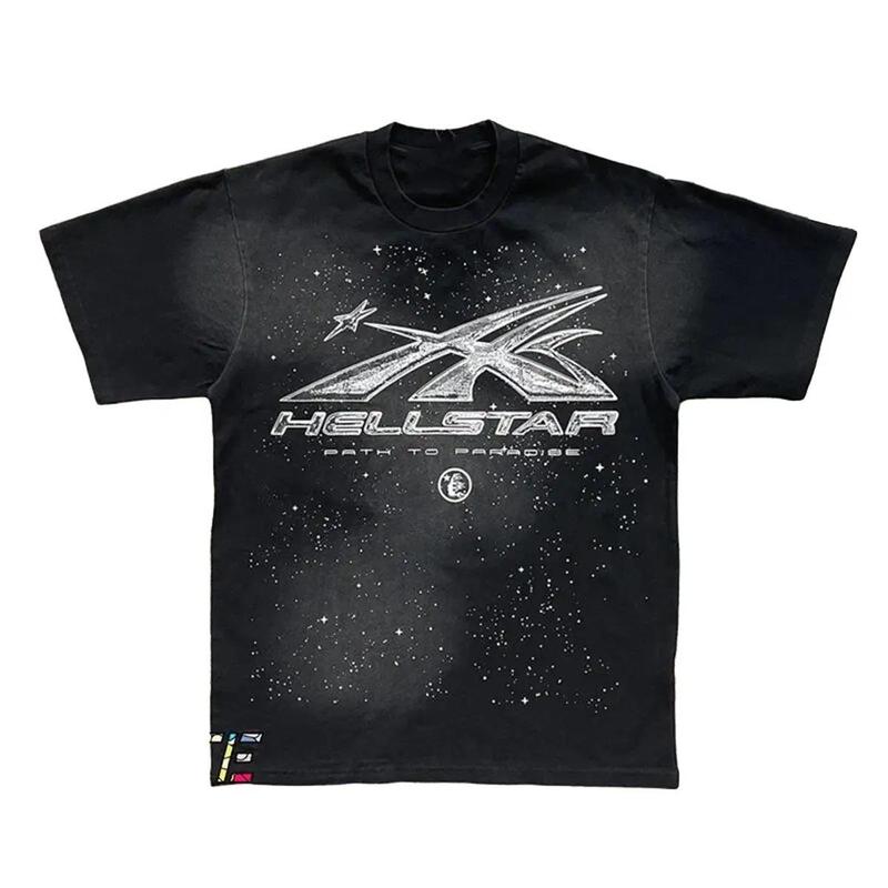 Hellstar Center Sport AstronomyY2k Tee With Washed Finish Unisex Shirt