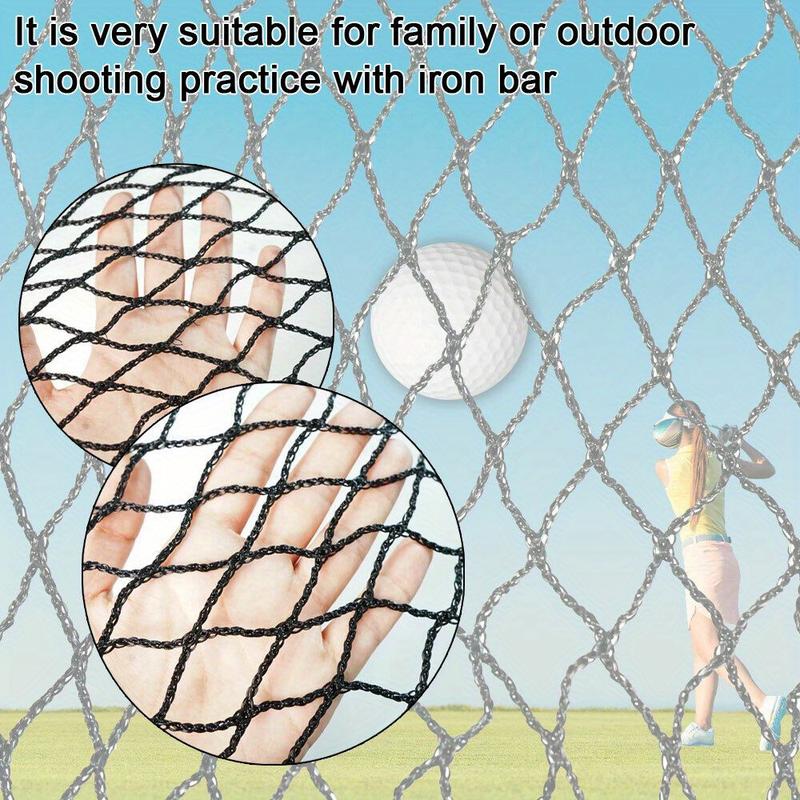 10x10 15 30FT Heavy Duty Golf Practice Net - Durable Impact Netting for Safe Hitting, Sports Barrier for Backyard Training, Portable and Easy to Assemble