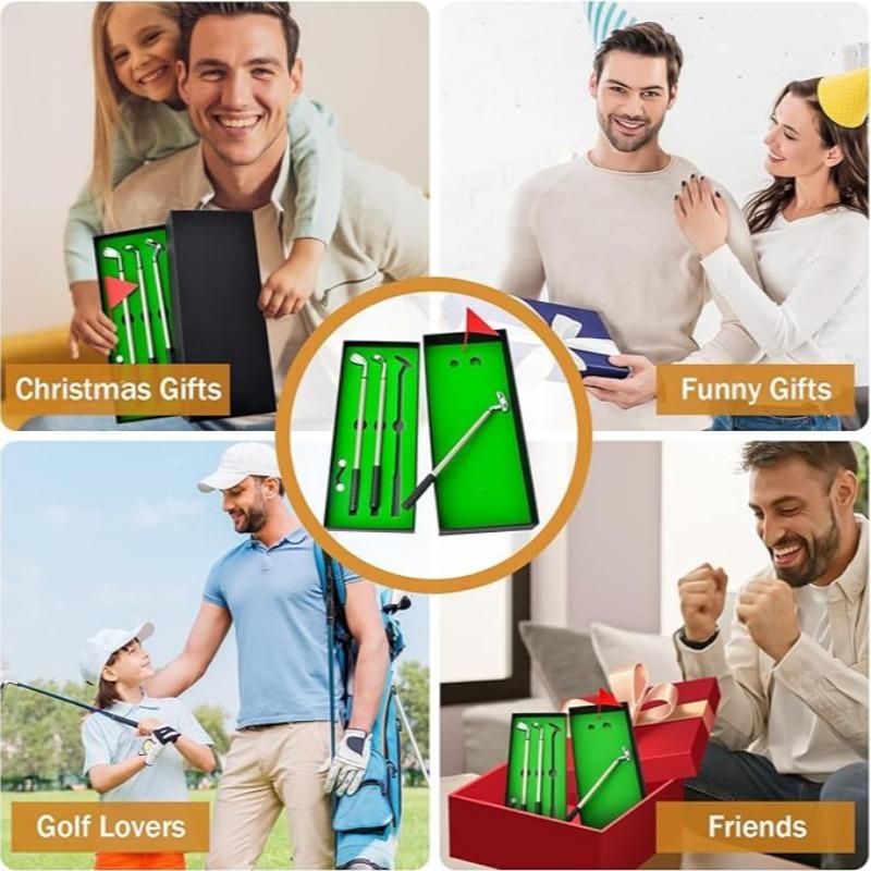 Desktop Mini Golf Set,  Ideal Gift for Both Men & Women, Including Golf Pen Set and Putting To Enhance Office & Home Decoration, Ideal Outdoor Golf Accessories, Perfect for Christmas Gift