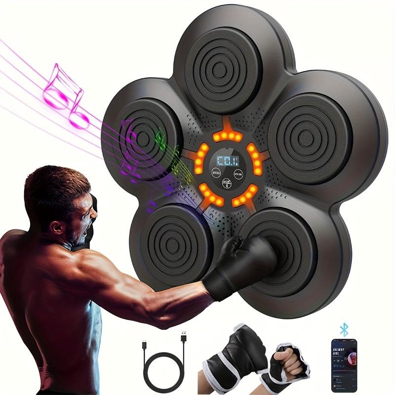 Smart Boxing Training Set, Wall Target with Gloves, Music Boxing Machine for Speed, Timing and Reflection Ability Improvement