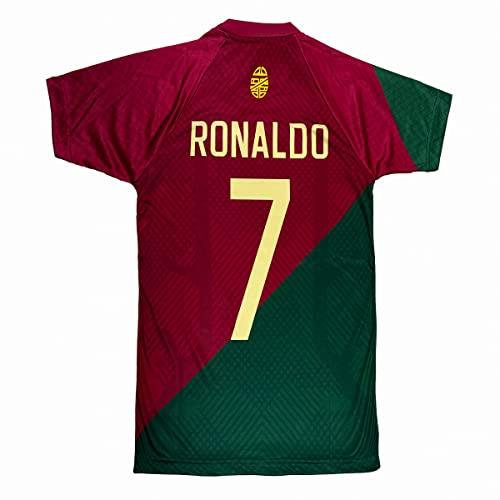 Ronaldo Portugal Soccer Legend #7 Jersey Fan  Unisex Jersey Shorts Youth Sizes