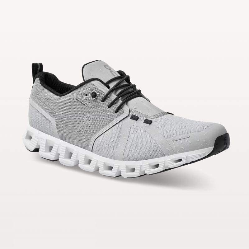 On Women's Cloud 5 Waterproof Running Shoes, Glacier & White | All Black | Savannah & Ivory - Full Size