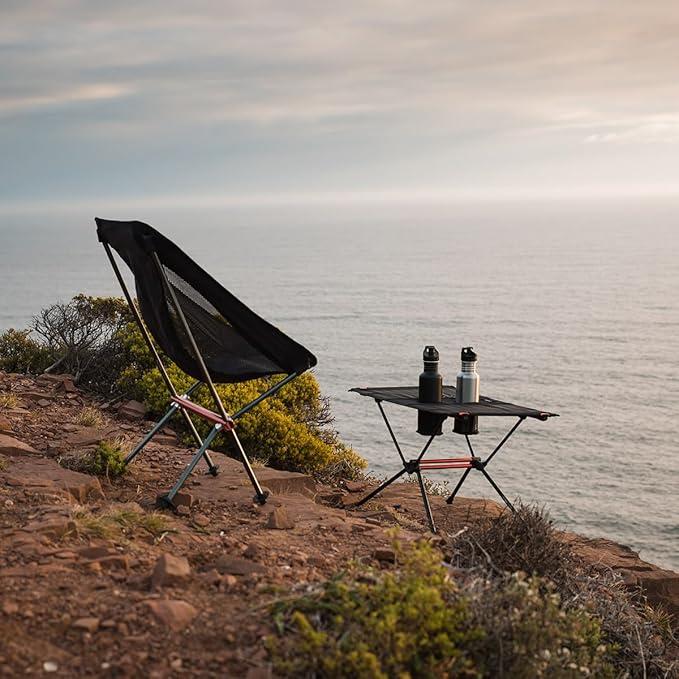 Naturehike 1.6 lbs Ultralight Folding Camping Table, Portable Aluminum Table with Cup Holders & Carry Bag for Outdoor Camping & Picnic