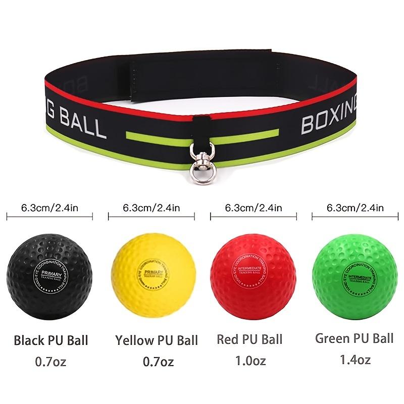 Boxing Training Ball With 2 3 4pcs Balls, Adjustable Foam Rubber Head-mounted Speed Ball For Reaction And Agility Training With A Bag And A Color Box