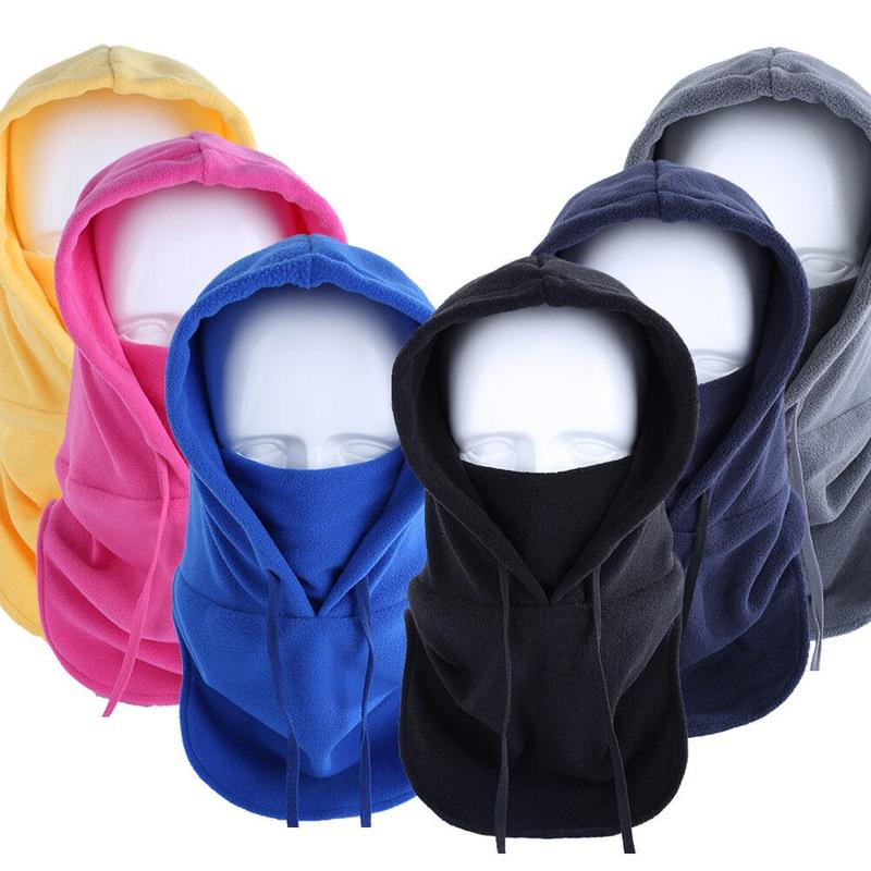 Winter Ready: Unisex Warm Balaclava Hat for Men and Women - Motorcycle, Skiing, Face Mask, Fleece Hood Cap