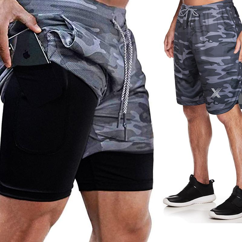 Extreme Fit Men's XTF VAPOR Liner Shorts - Performance Running Shorts with Built-in Support & Pockets