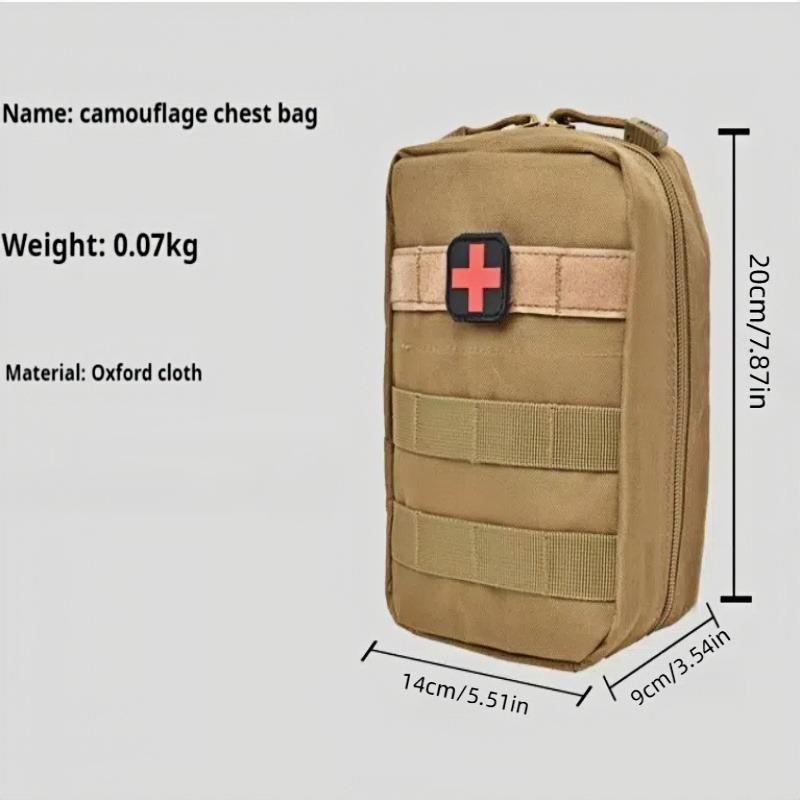 Emergency Medical Bag, 1 Count Medical Storage Bag, Outdoor Climbing Bag, Portable Medical Bag for Camping, Hiking, Hunting