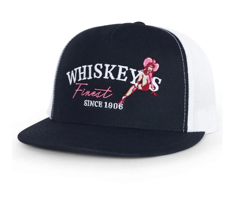 The 155 Black Trucker Hat | Whiskey Bent Hat Co