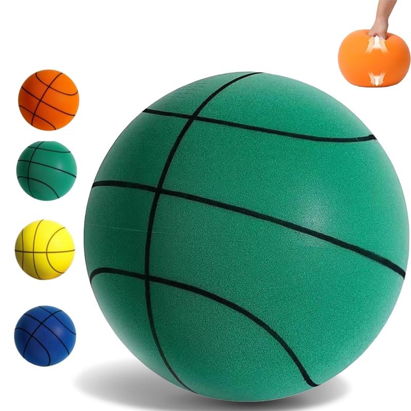 Silent Basketball Dribbling Indoor, Lightweight Basketball No Noise, Soft Quiet Indoor Basketball,Foam Training Basketball Suitable for Various Indoor Activities