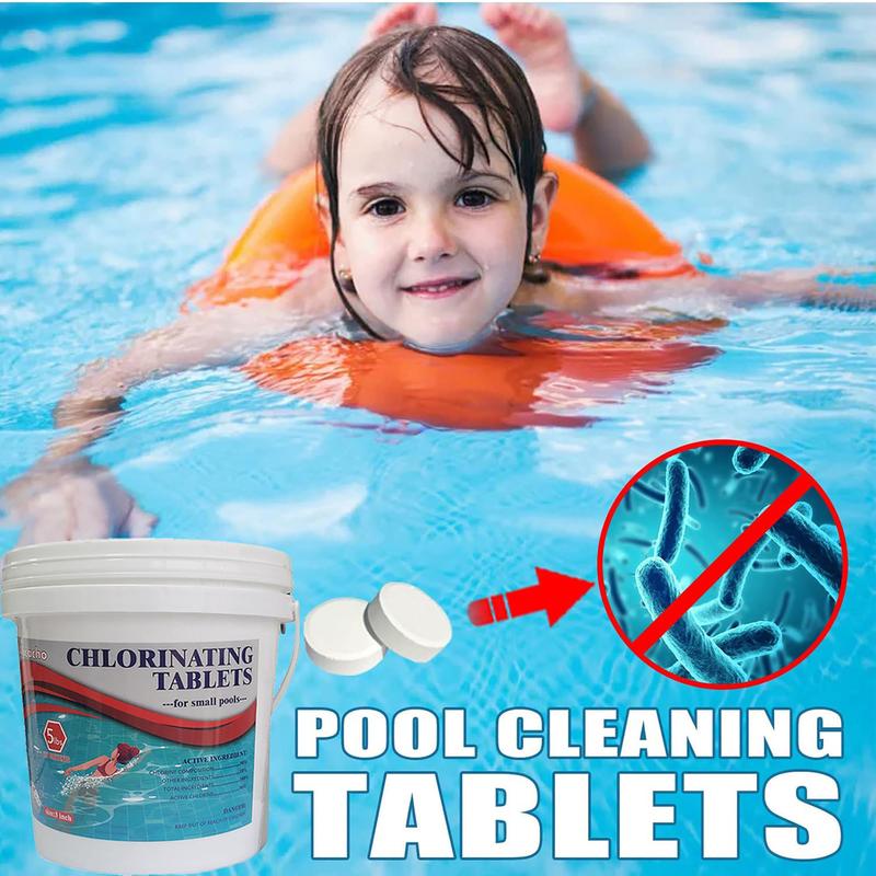 10LBS Alicacho 3'' Swimming Pool Chlorine Tablets, 90% Stabilized Available Chlorine Tabs for Pool, Hot Tubs, Spa(Total 10 lbs, 22 tablets)