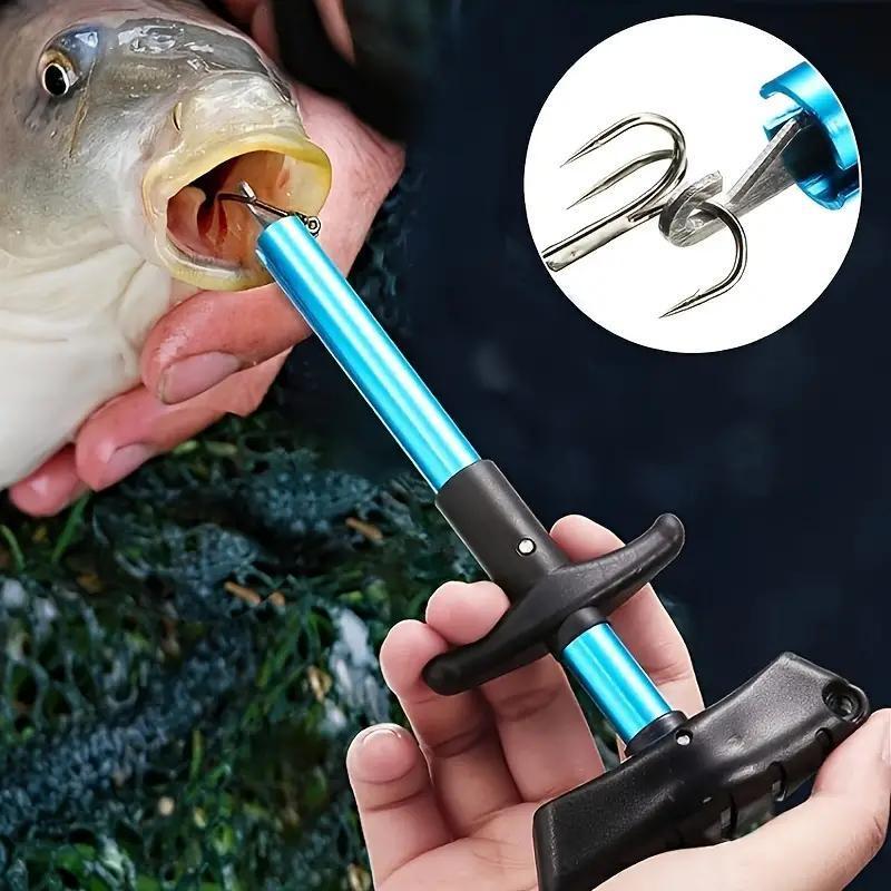 Stainless Steel Fish Hook Remover, 1 Count Quick and Painless Hook Extraction Tool, Fishing Accessories for Outdoor Fishing