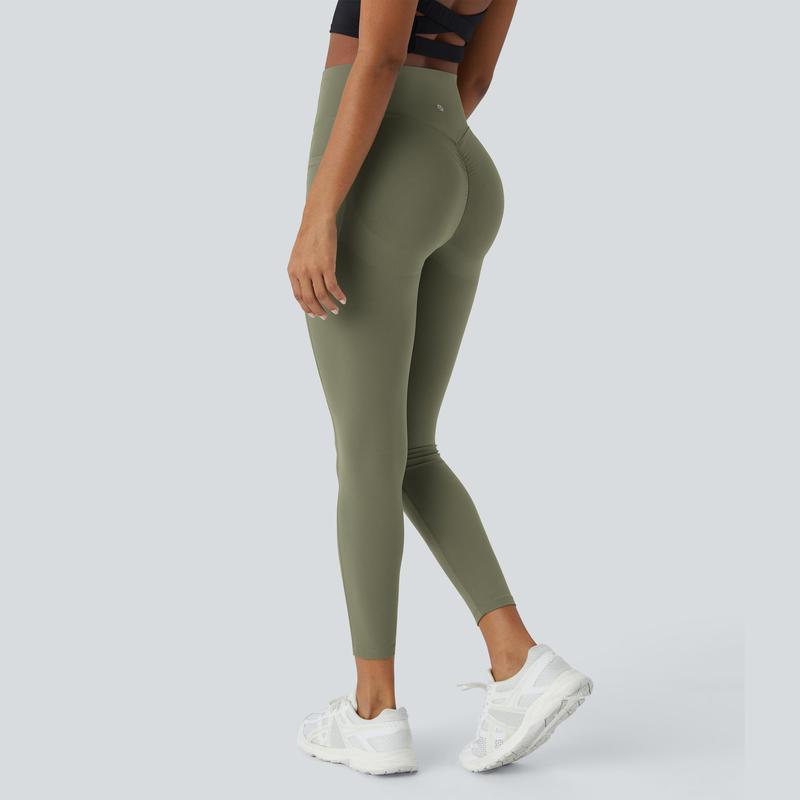 Halara SoCinched High Waisted Butt Lifting Tummy Control Side Pocket Shaping Training UltraSculpt Leggings