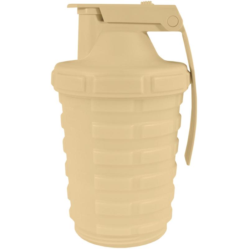 Grenade 20 oz. Shaker Blender Mixer Bottle with 600ml Protein Cup Compartment