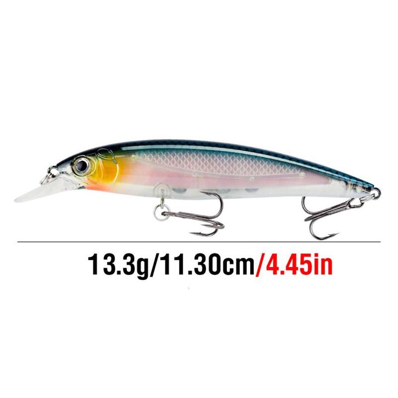 Bionic Fishing Lure, 1 Count Artificial Bait with Double Hook, Long Casting Lure, Outdoor Travel Fishing Accessories