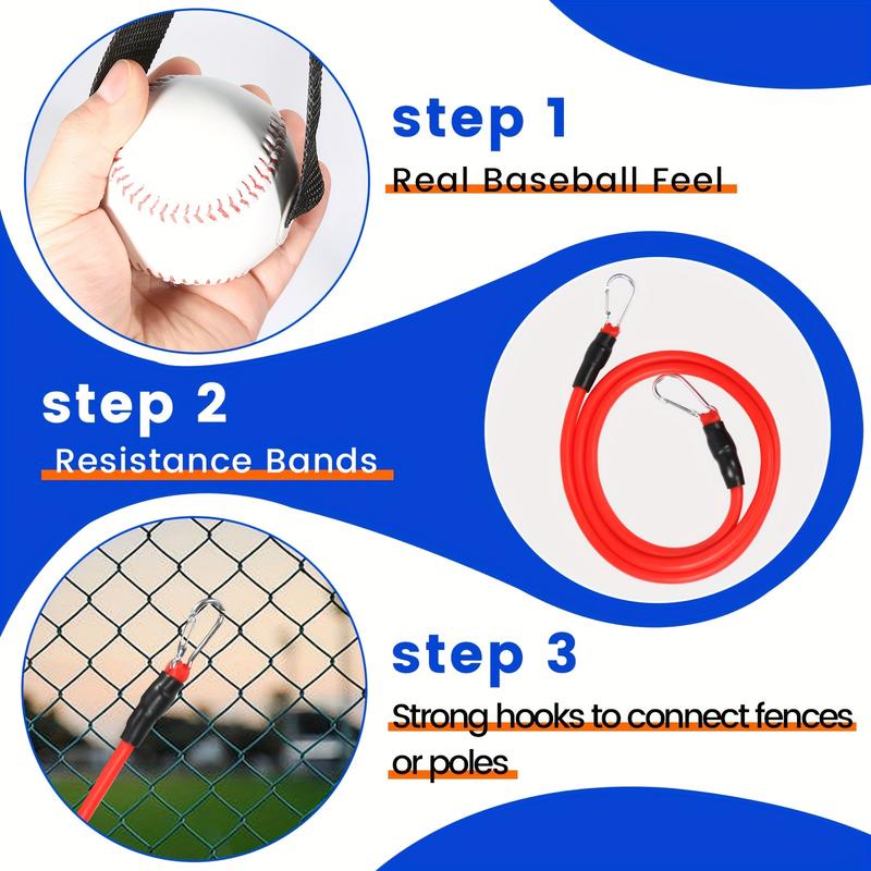 Baseball Resistance Trainer, Baseball Training Aid Equipment For Baseball Softball Pitchers, Baseball Throwing Trainer For Arm Strength Training