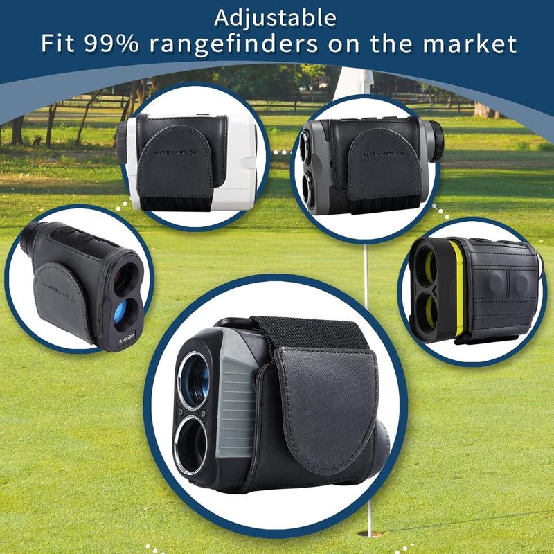 Golf Rangefinder Magnetic Strap, Adjustable Magnetic Rangefinder Strap Holder Wrap Mount for Golf Cart with Strong Magnet, Golf Accessories