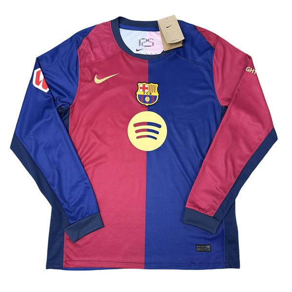 NIKE 2425 Barcelona Away Black Red Soccer Jersey