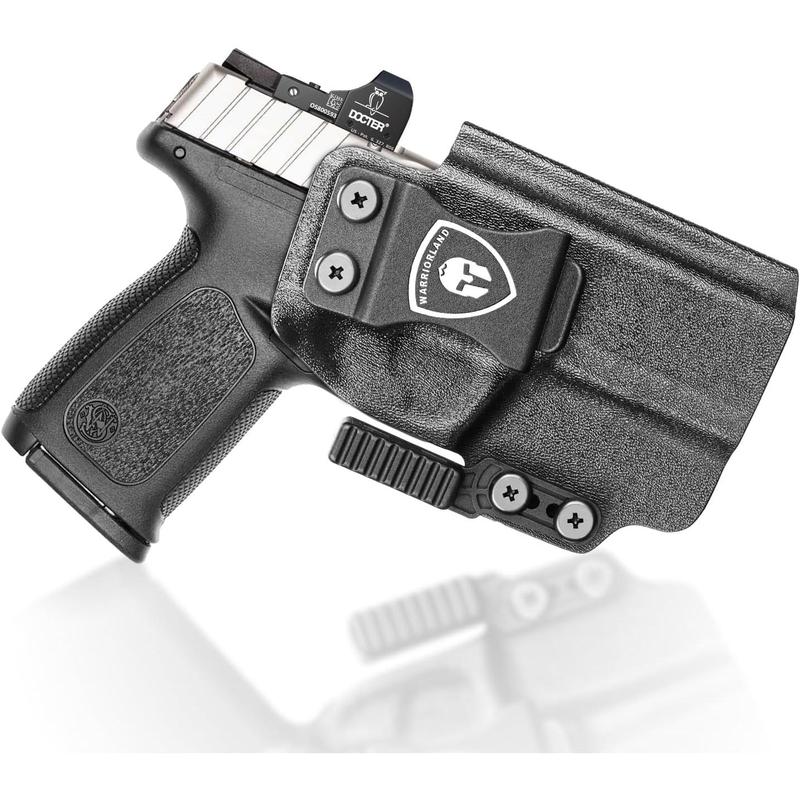 WARRIORLAND IWB Kydex Holster with Claw Attachment and Optic Cut Fit Smith & Wesson SD9VE & SD40VE, Inside Waistband Appendix Carry SD9 VE Holster, Adj. Cant & Retention, Right Hand Tactical Small