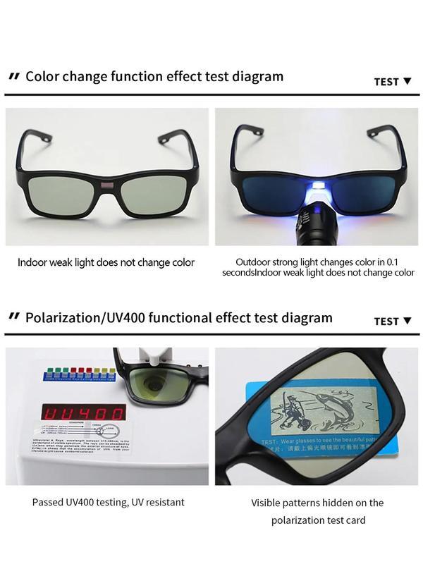 photosensitive colorchanging sunglasses for outdoor sports for fishing skiing cycling