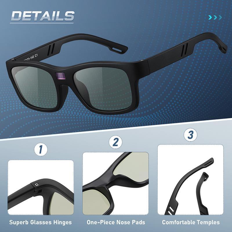 photosensitive colorchanging sunglasses for outdoor sports for fishing skiing cycling