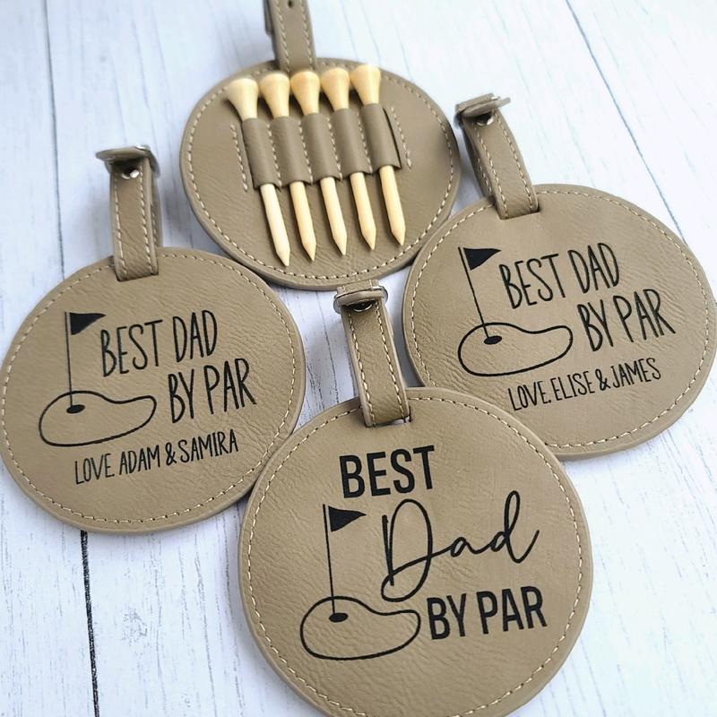 Best Dad By Par Golf Tee Holder, Personalized Gift For Dad From Kids, Golf Gift Ideas, Best Grandpa By Par, Best Uncle, Sports Gift