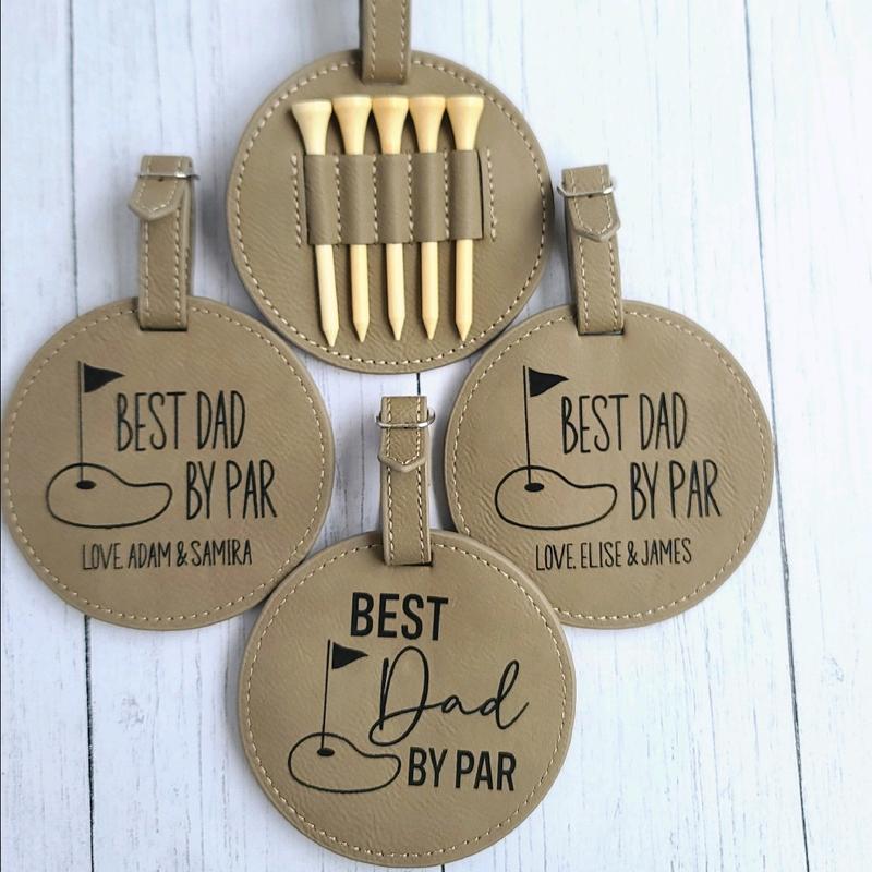 Best Dad By Par Golf Tee Holder, Personalized Gift For Dad From Kids, Golf Gift Ideas, Best Grandpa By Par, Best Uncle, Sports Gift