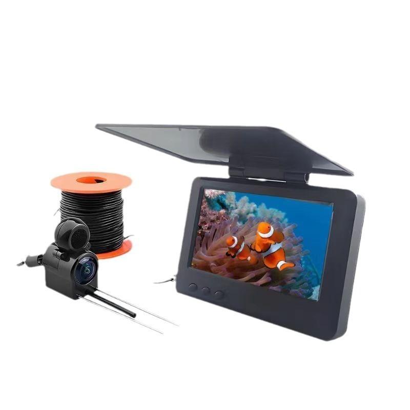 2024 fully upgraded single-sided sunshade underwater camera fishing and viewing set is suitable for fishing enthusiasts, a perfect gift for Thanksgiving, Teachers' Day and grandparents instant print