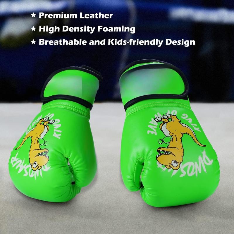 Kids Boxing Gloves for Boys and Girls, Youth Boxing Training Gloves for Kids 3-15, 4&6OZ Punching Bag Kickboxing Thai Mitts MMA Training Sparring Gloves