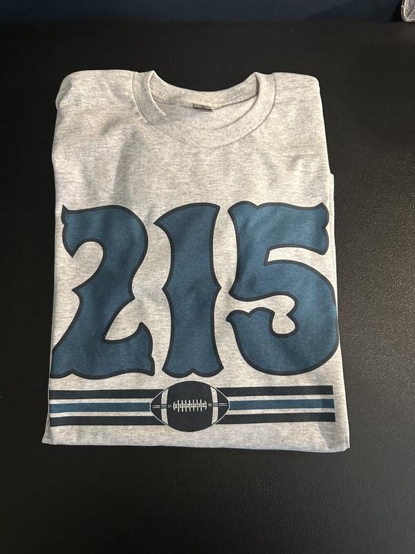 Area Code Football T Shirt