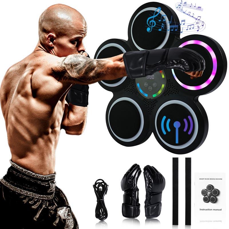 2024 limited edition intelligent music boxing machine with adult and children's boxing gloves, wall mounted home and gym workouts