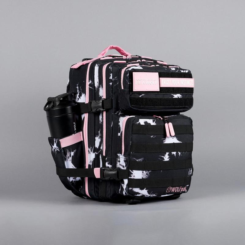 25L Backpack Black Lightning Knockout Pink