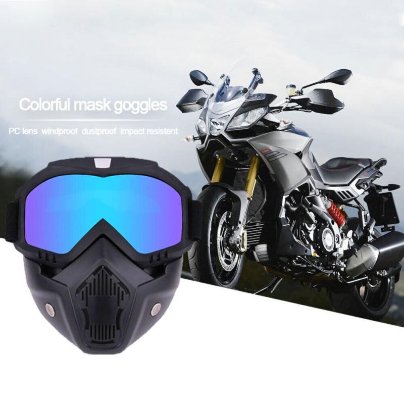 Tactical Airsoft Goggles Mask Paintball Cycling Face Protective Cyberpunk Helmet