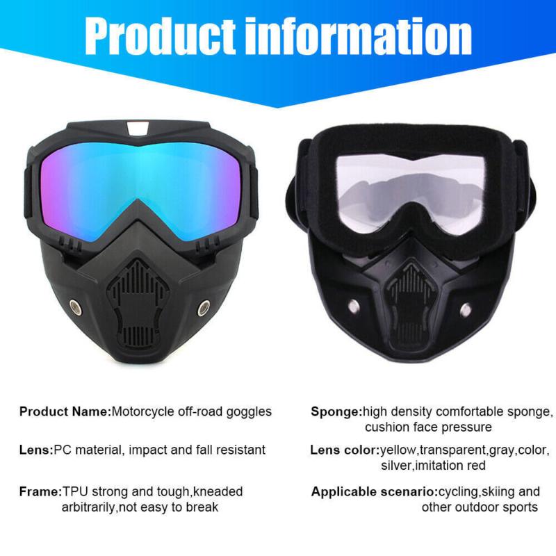 Tactical Airsoft Goggles Mask Paintball Cycling Face Protective Cyberpunk Helmet