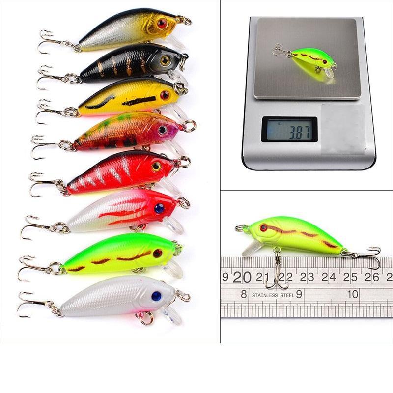 Artificial Fishing Lure Set with Hooks, 56pcs set Fake Fishing Bait, Outdoor Fishing Accessories for Fishing Enthusiasts