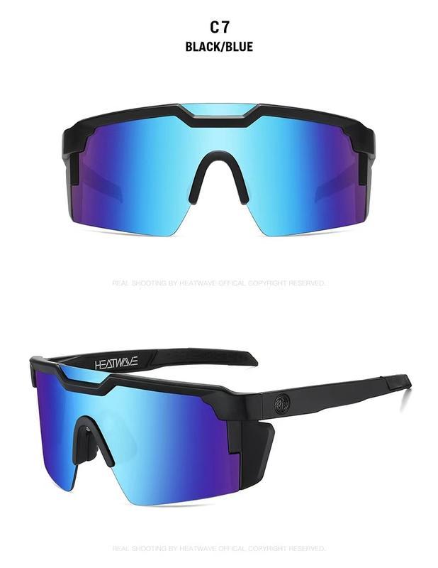 Tech Z87+best-selling square one- piece goggles for men women high- quality genuine film outdoor sports sunglasses