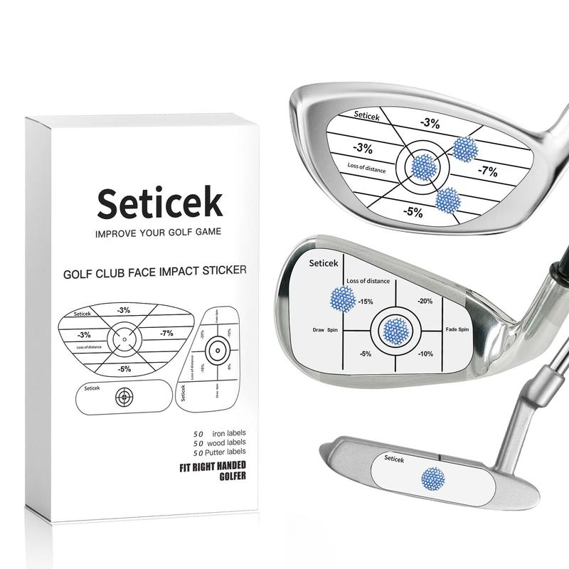 Golf Impact Tape Labels ｜Self-Teaching Sweet Spot and Consistency Analysis ｜ Improve Golf Swing Accuracy and Distance ｜Choose Between 150 Pc and 300 Pc