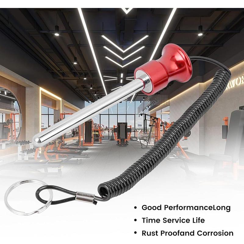 Universal magnetic weight pin with pull cord strength training equipment for commercial gym or home gym