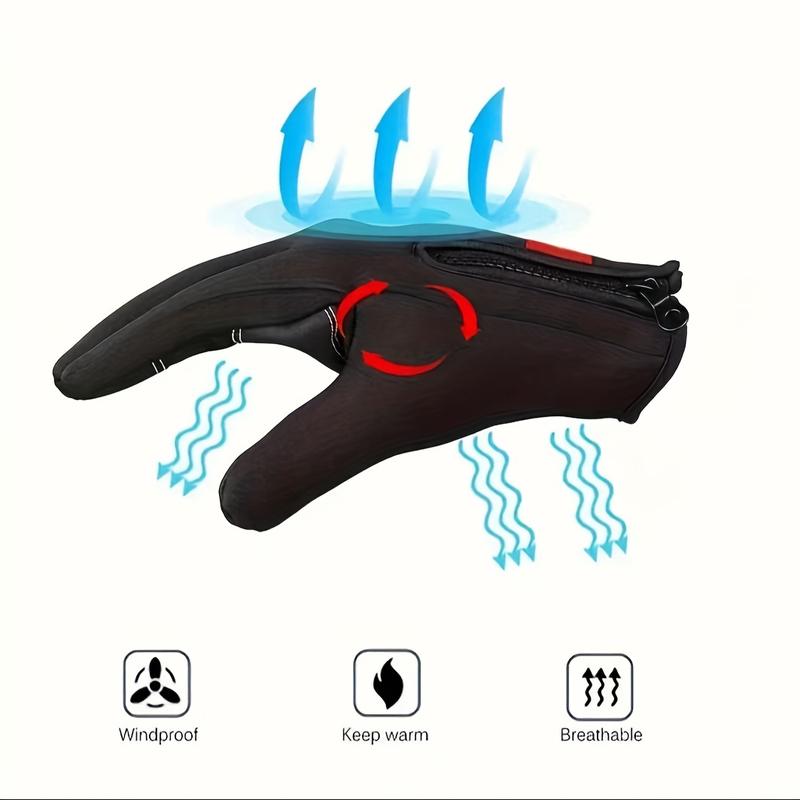 Thermal Windproof Gloves Warm, Breathable, Touchscreen Compatible, and Comfortable for Cycling and Outdoor Activities Perfect for Cold Weather