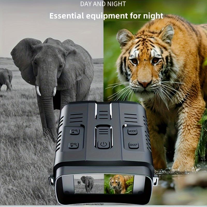 4K Outdoor Night Vision Binoculars, Adult Infrared Night Vision Goggles, 32GB Memory Card for Saving Photos and Videos, for Camping Hunting and Security