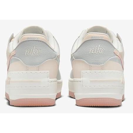 Women's Nike AF1 Shadow Coconut Milk Crimson Tint (DZ1847 105)