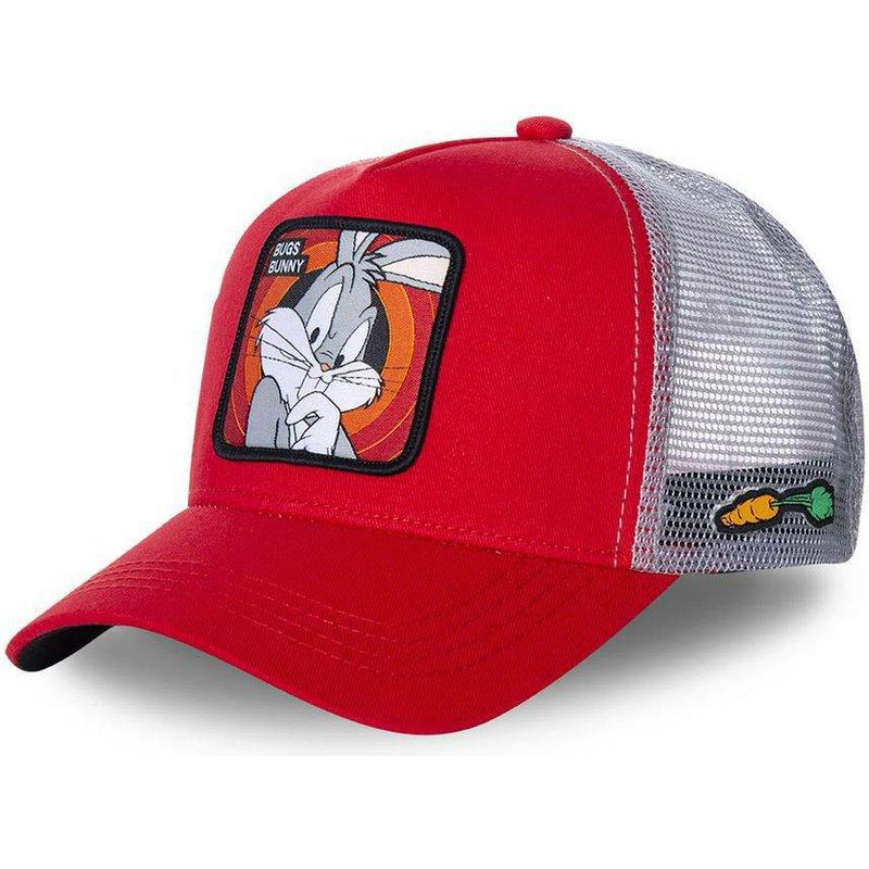 Bunny Cartoon EmbroideredBaseball Cap for Unisex withAdjustable Snapback and MeshSunscreen Trucker Hat