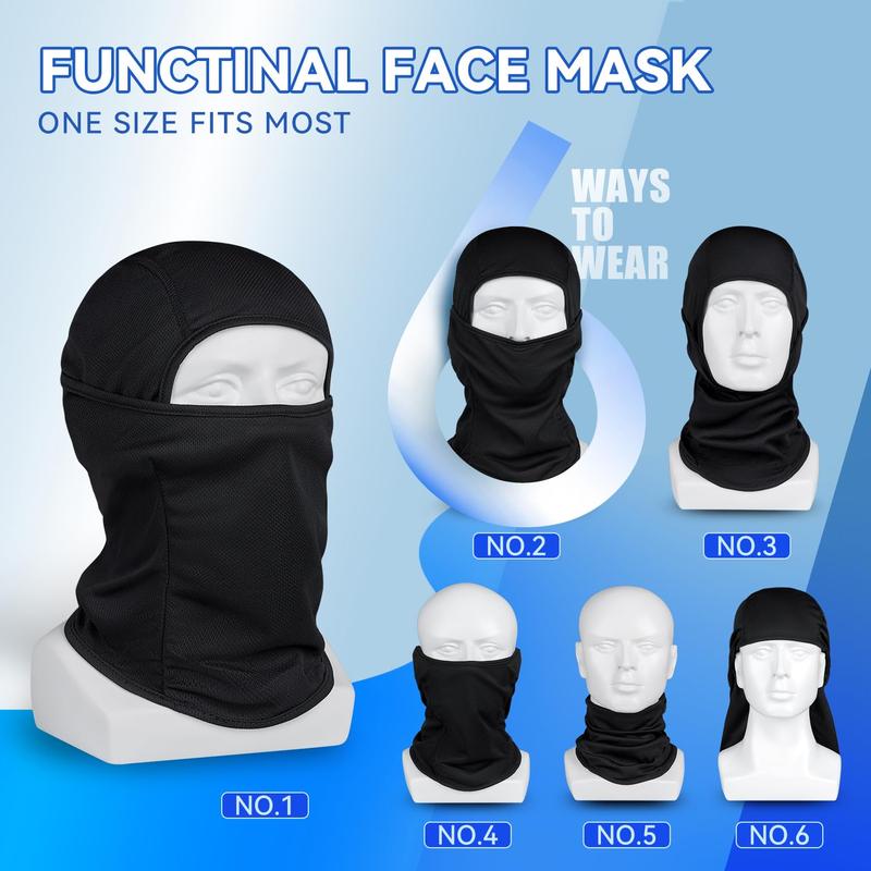 3 Pieces  Ski Mask -Winter Full Face Mask for Men Women Windproof Weather Outdoors Cover for Men Women Boys Girls