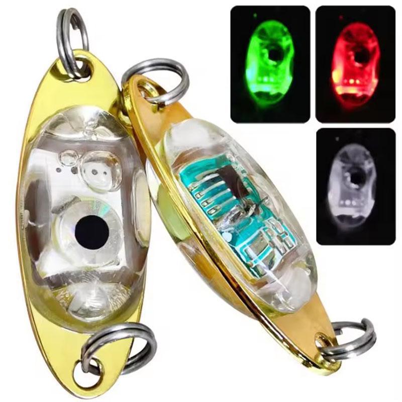 Electronic Flashing Lure, 1 Count Fishing Lure Lamp for Night Saltwater Freshwater Fishing, Underwater Fishing Bait, Outdoor Fishing Accessories