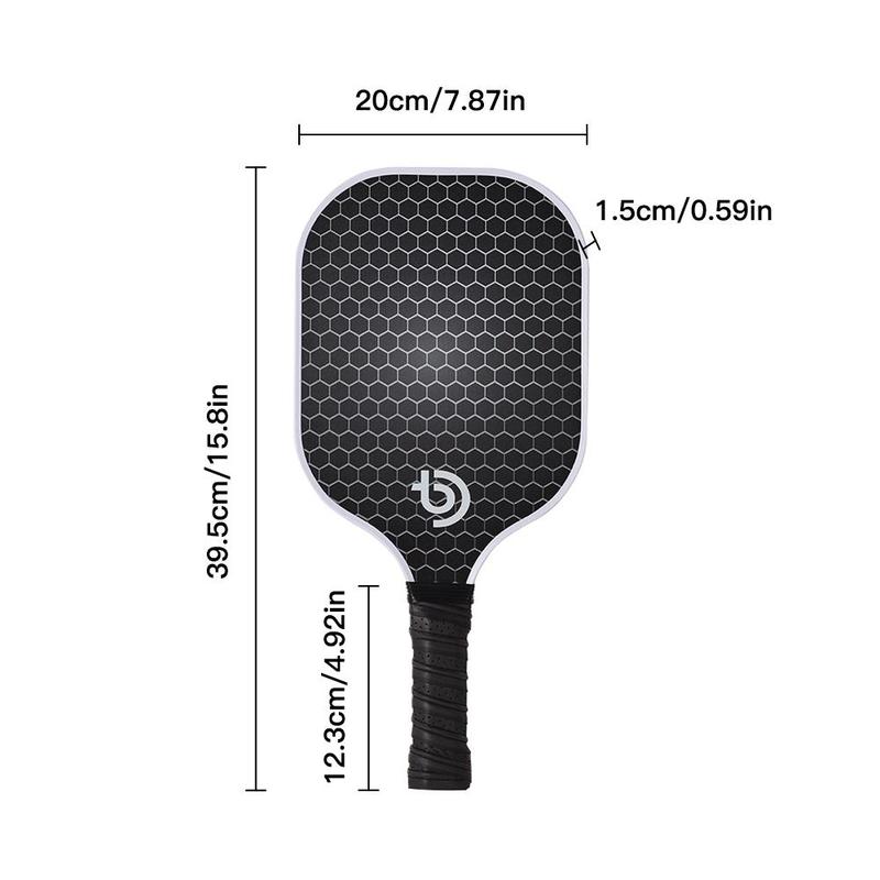 Pickleball Paddle, Glass Fiber Material Pickleball Racket, Professional Grade Pickleball Paddle for Men & Women