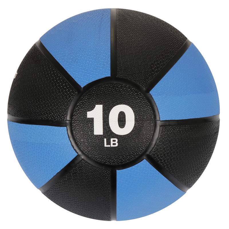 SuperDeal 10lbs Workouts Exercise Balance Training Medicine Ball, Blue & Black