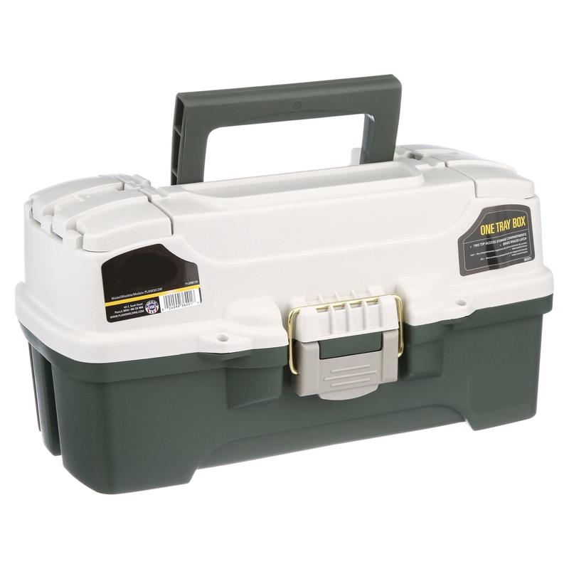 6201 One-Tray Tackle Box for Bait Storage with Extending Cantilever-tray Design